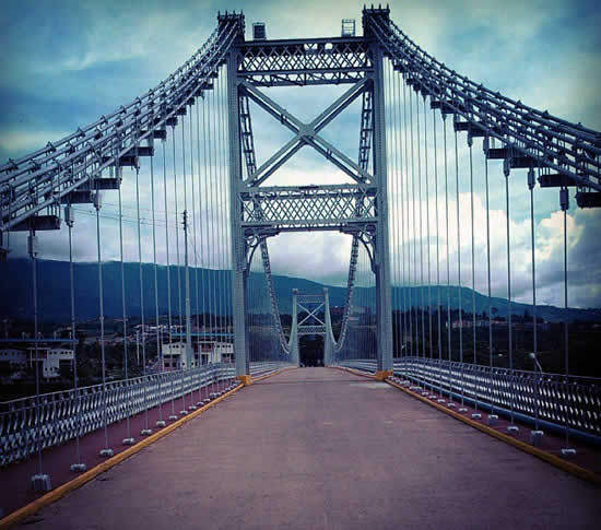 Puente Libertador de Táriba - Vista de la estructura