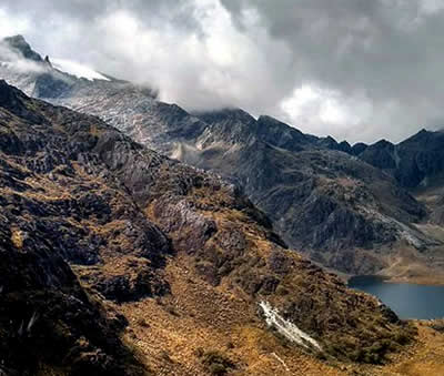 Paisaje de la Sierra Nevada de Mérida
