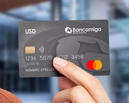 Tarjeta de divisas de Bancamiga
