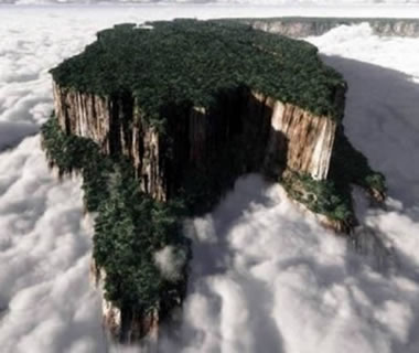 Altiplanicie de un Tepuy de Canaima
