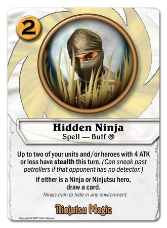 ninja hidden spell buff cost