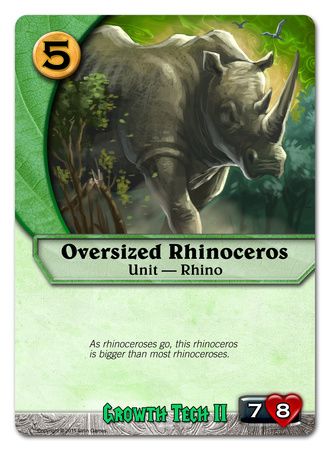 Oversized Rhinoceros