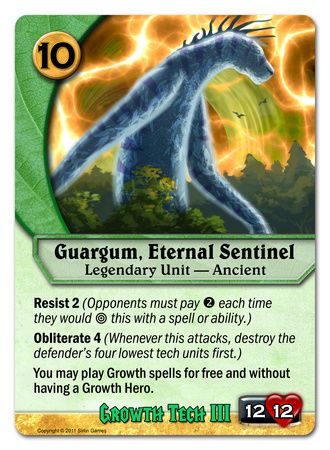 Guargum, Eternal Sentinel