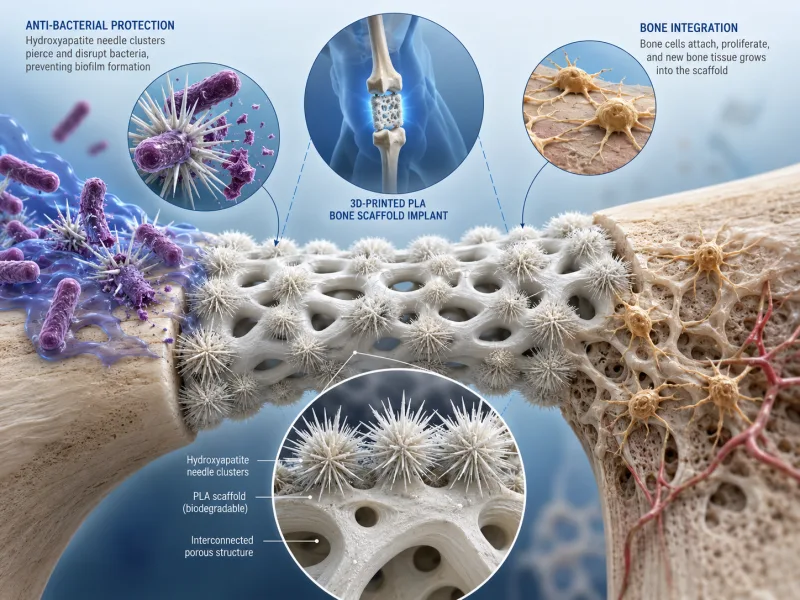 How a Sea‑Urchin‑Like Coating Makes Bone Implants Safer 🚀