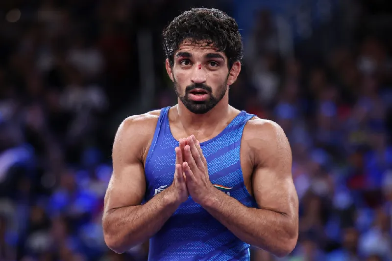 Did You See Aman Beat the World Champion for Wrestling Gold? 🏆
