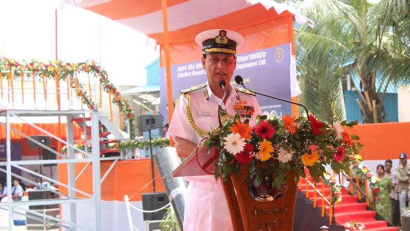 India's Navy Launches a New Patrol Ship 🚢