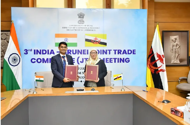 India and Brunei Talk About Growing Trade! 🌏