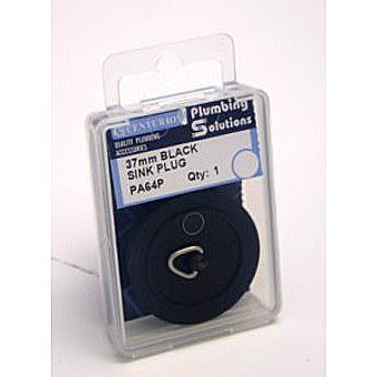 1 1/2" Black Sink/Bath Plug