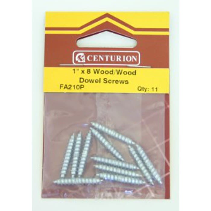 1" x 8 SC Wood/Wood Dowel Screws (Pack of 11) Ray Grahams DIY Store