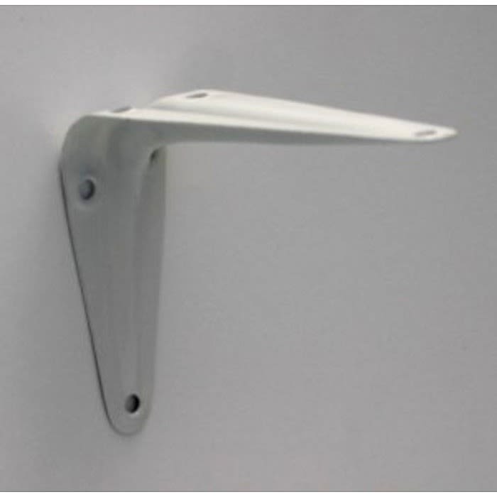 100 x 75mm (4"x3") White London Type Shelf Bracket (Pack of 20) Ray