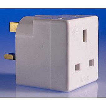 13 Amp 2 Way Adaptor
