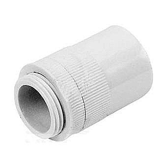 20mm White PVC Conduit Adaptor Male Gland