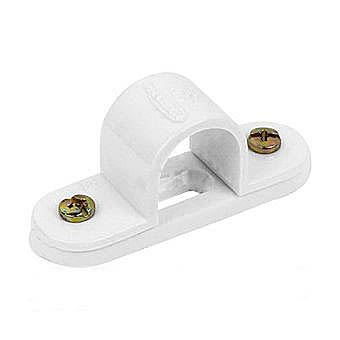 20mm White Spacer Bar Saddle Clip