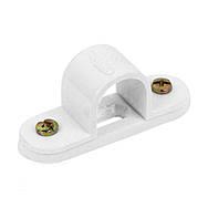 25mm White Spacer Bar Saddle Clip