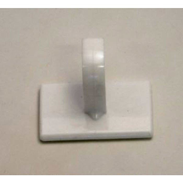 30mm x 20mm White Self Adhesive Cup Hooks (Pack of 100) Ray Grahams