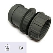 32mm Waste Straight Tank Connector Grey W905