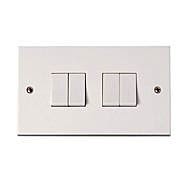 4 Gang 2 Way Light Switch