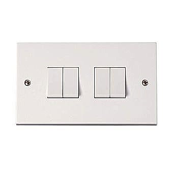 4 Gang 2 Way Light Switch