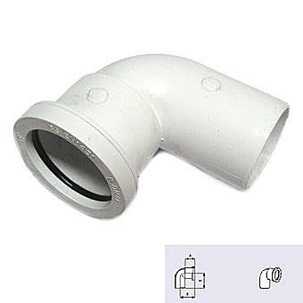 40mm 90 Degree Waste Conversion Bend W926 White