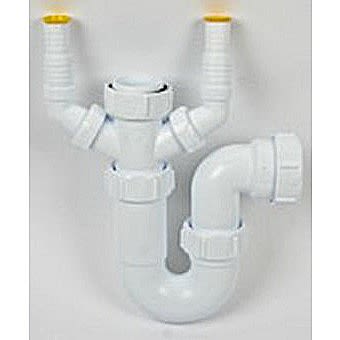 40mm Double Nozzle Washing Machine Utility P Trap