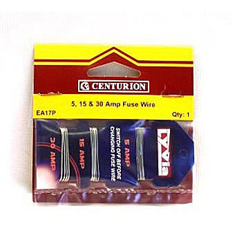 5 , 15 & 30 Amp Fuse Wire on card