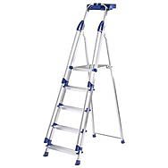 Abru 5 Tread Professional Step Ladder With Grab Rails