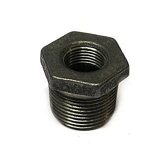 Black Iron Bush 1" x 1/2"