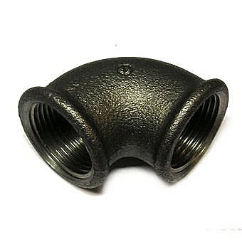 Black Iron Elbow 90º 1/2"