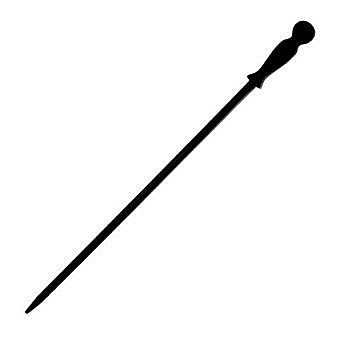 Black Japaned 18" Fire Poker