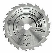 Bosch 190x2.6x20/16mm 24T Speedline Saw Blade 2608640799