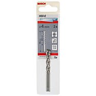 Bosch 4.0x70mm HSS Ground Metal Drill Bit 2 Pack 2608585916