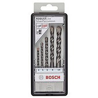 Bosch Robust Line 5pce Silver Percussion Set 5-8mm 2607010526