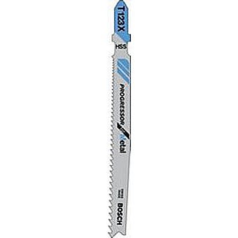 Bosch T123X Jigsaw Blades Progressor For Metal 5pk 2608638473