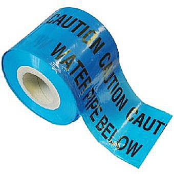 Caution Water Pipe Below 150mm Tape 365m