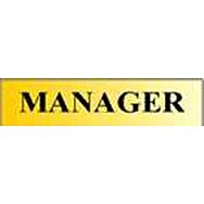 Centurion 2014 Manager Sign Gold