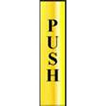 Centurion 2059 Push Vertical Sign Gold