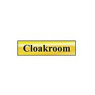 Centurion 6017 Gold Cloakroom Sign