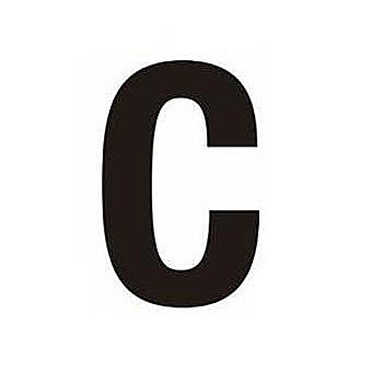 Centurion BH75CP Black Self Adhesive Vinyl Letter C