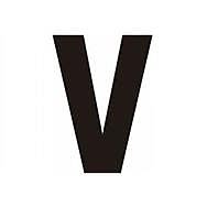 Centurion BH75VP Black Self Adhesive Vinyl Letter V