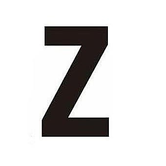 Centurion BH75ZP Black Self Adhesive Vinyl Letter Z