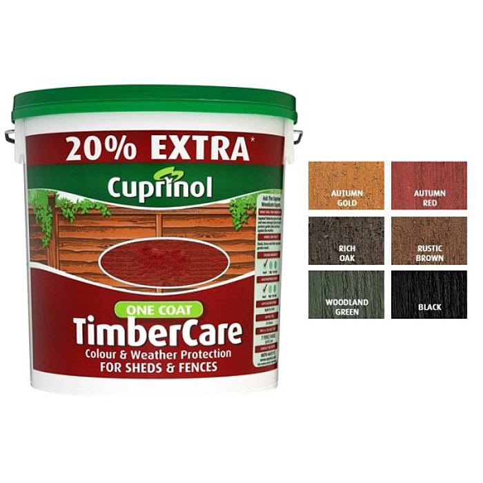 Cuprinol One Coat Timbercare 6l Rich Oak Ray Grahams Diy Store