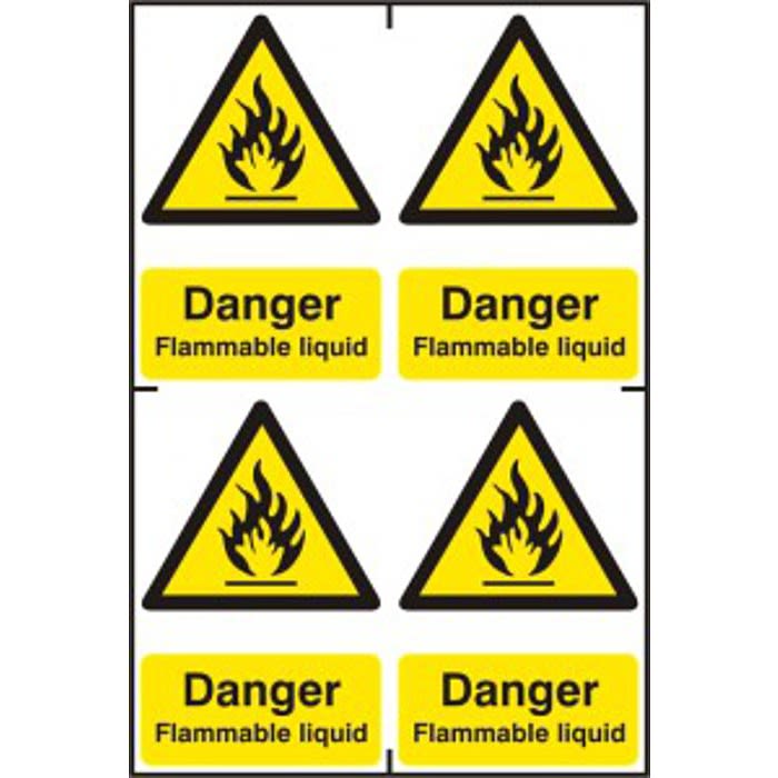 Danger Flammable liquid PVC (200 x 300mm) Ray Grahams DIY Store