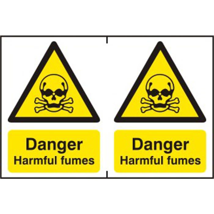 Danger Harmful fumes PVC (300 x 200mm) Ray Grahams DIY Store