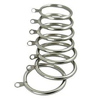 De Vielle 552Z Classic Silver 30-32mm Curtain Rings (10)