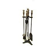 Deville Fireside Turn Handle Companion Set Black/Pewter