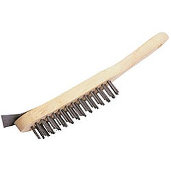 Draper 31573 Wire Brush 4 Row 290mm With Scraper