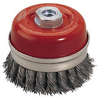 Draper 52633 100mm M14 Twist Knot Wire Cup Brush