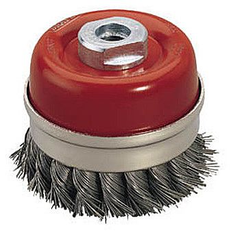 Draper 80mm M14 Twist Knot Wire Cup Brush 52632