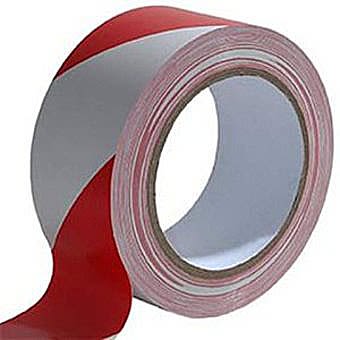 Hazard Tape Red and White