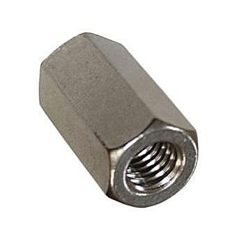 Hex Connector Nut M10 Coupler 2pk